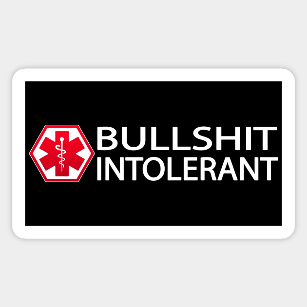 BullShit Intolerant Sticker by Destro